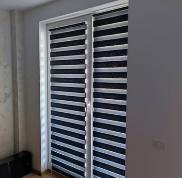 Rolete textile zebra SEV HOME asigura masuratoare si montaj in Bucuresti si Ilfov