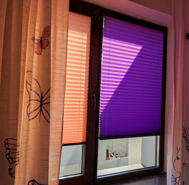Jaluzele plisate din aluminiu SEV HOME asigura masuratoare si montaj in Bucuresti si Ilfov