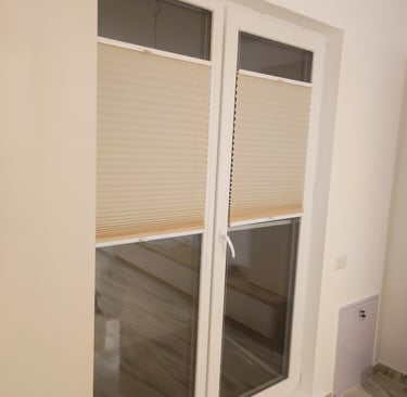 Jaluzele plisate din aluminiu SEV HOME asigura masuratoare si montaj in Bucuresti si Ilfov