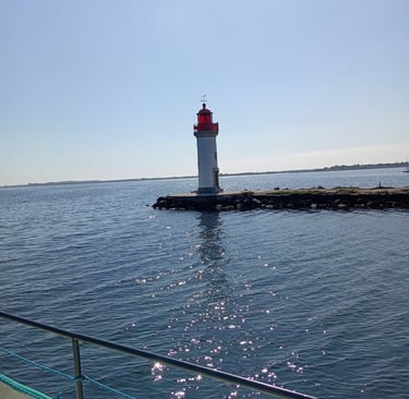 Les Onglous, la fin du Canal du Midi, là où il rejoint l'étang de Thau