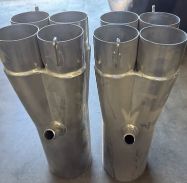 Collector, pair. 2-3/8 x 4-1/2