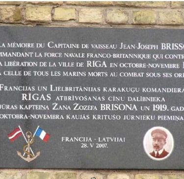 A la mémoire du Capitaine de Vaisseau Jean Joseph BRISSON, cdt de la force navale franco-britanique