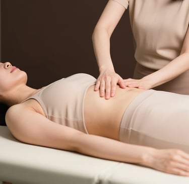骨盤矯正による女性の体調改善をサポートする施術イメージ