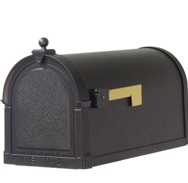 Brown mailbox