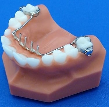 a image showing rake thumb sucking appliance