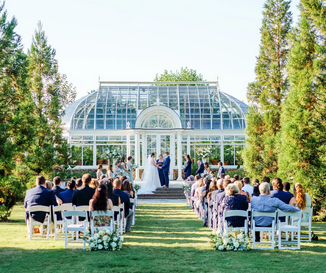 Reynolda Gardens and Reynolda Barn wedding venue, Winston-Salem, NC