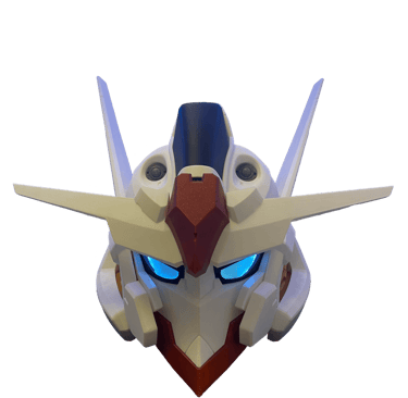 stampa 3d, gundam, casco gundam, cosplay