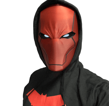 stampa 3d, red hood, batman, cosplay