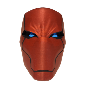 stampa 3d, red hood, batman, cosplay