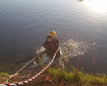 Wasserbergung Bergungen Unterwasser Berufstaucher