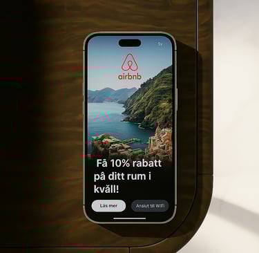 Snabbt och säkert gäst WiFi utan lösenord via QR-kod – Sweden WiFi för hotell , Airbnb, vandrarhem