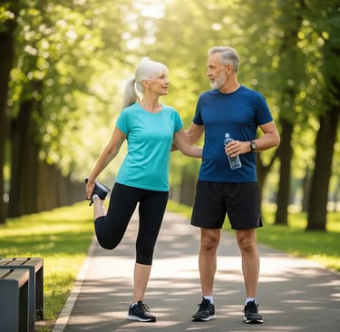 corredores com mais de 60 anos