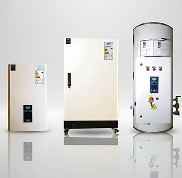 Lotus Plasma Therme Modelle E, V und S – elektrische Heizsysteme für Heizung und Warmwasser