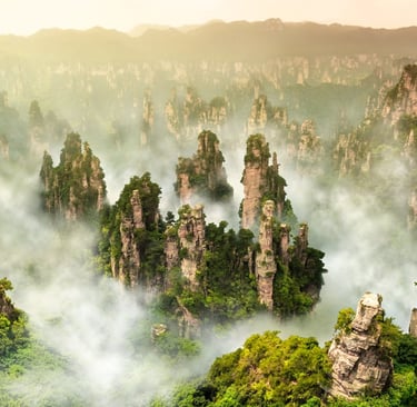 Floating Mountains - Avatar Mountains - Zhangjiajie, China