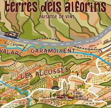 Terres dels Alforins, paisatge de vins, Valencia