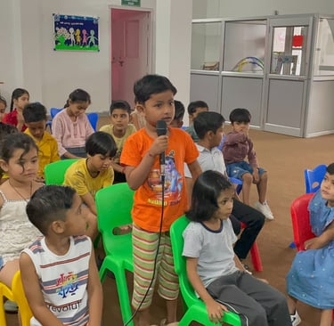 International Delhi Public School Jhabrera Students Takes Part In Introduction Activity