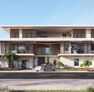 Ultra-luxury mansions in Nawayef West featuring rooftop terraces