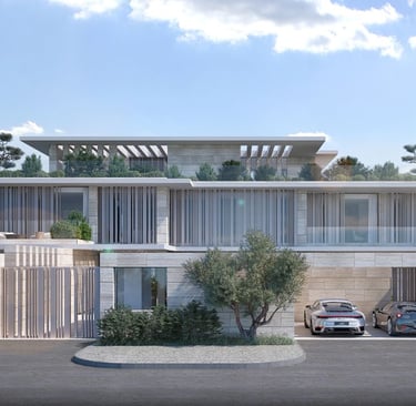 Ultra-luxury mansions in Nawayef East featuring infinity pools