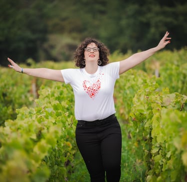 femme kinesiologue dans le beaujolais et les vignes