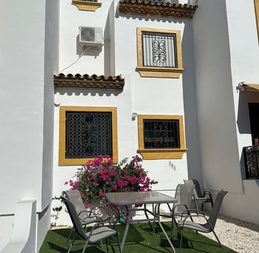 Back garden Casa Romantica Holiday house Villamartin Orihuela Costa