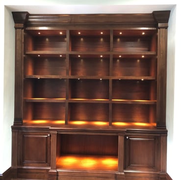 Custom made wooden wall unit- Britto's Home Improvement