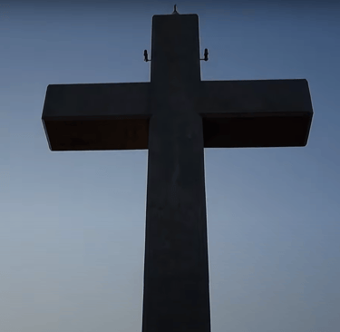 filermos hill big cross in rhodes greece