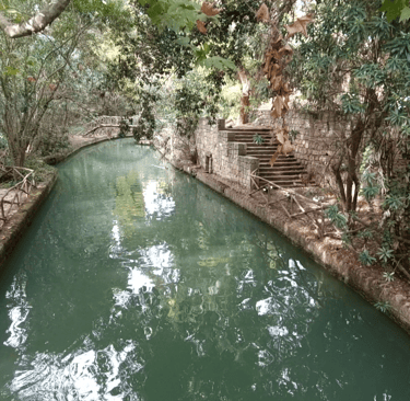 Rodini Park in Rhodes Greece