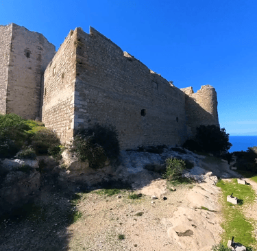 Kritinia Castle in Rhodes Greece