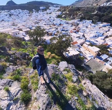 Lindos Town in Rhodes Greece