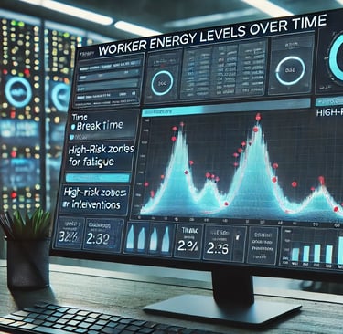 time series forecasting of worker energy levels