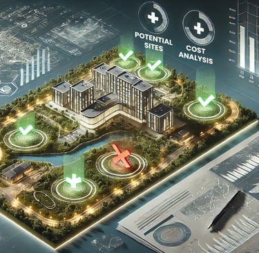 site selection and cost analysis