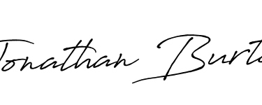 Jonathan Burton Signature