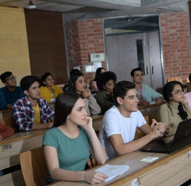 Students Taking Counselling Session for PG