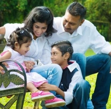 Indian Parents Enjoying every stage of their kids