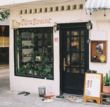 Film camera store in Saigon