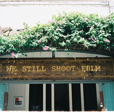 Film store outdoor sign