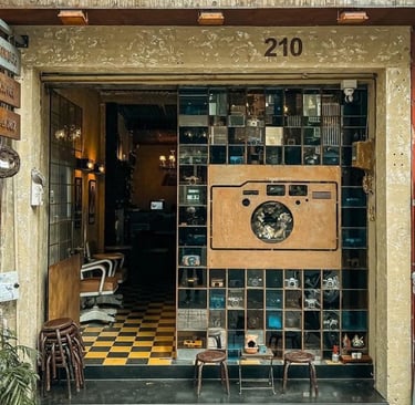 Film camera store in Saigon