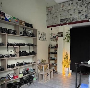 Film camera store in Saigon