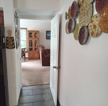 doorway to family room