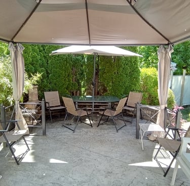 Outdoor patio dining
