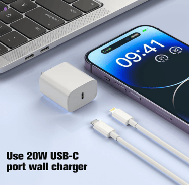 iPhone Charger Cable, MFi Certified Lightning Cable, Fast Charging iPhone Cable, Durable iPhone Char