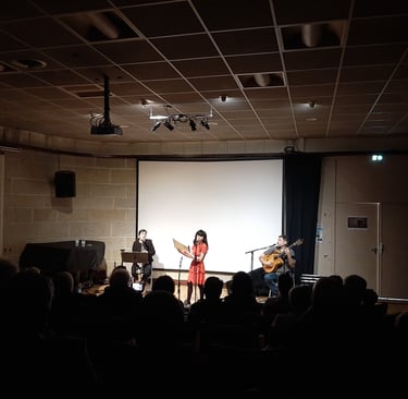 photo du concert de fado par le groupe de Céline Costa