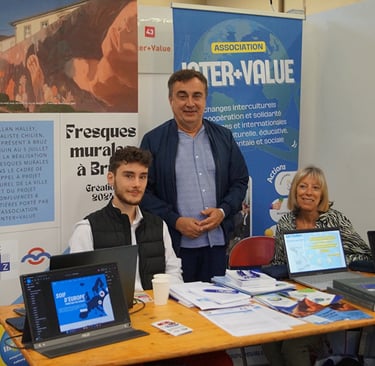 The association at the associations forum in Bruz