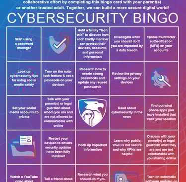 Cyber Security Bingo