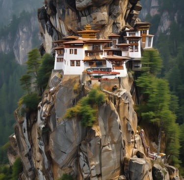 Tiger nest buddhist temple, Bhutan