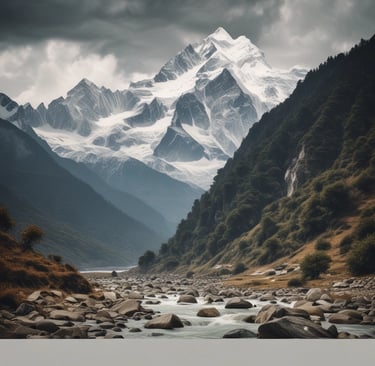 Kanchanjonga Mountain, Sikkim, India