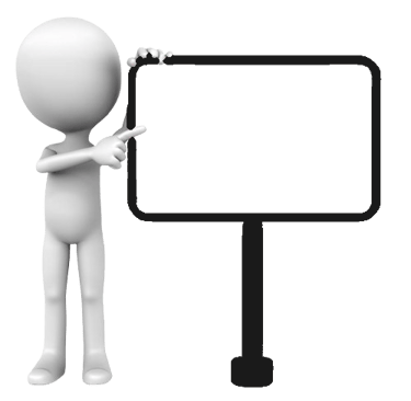 a 3d person standing in front of a blackboard with a text and number in it