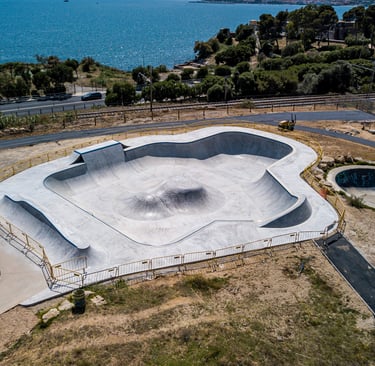 concrete skatepark Cascais