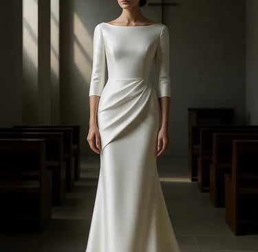 robe de mariée contemporaine Anaïs Designs Paris