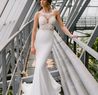 robe de mariée fourreau